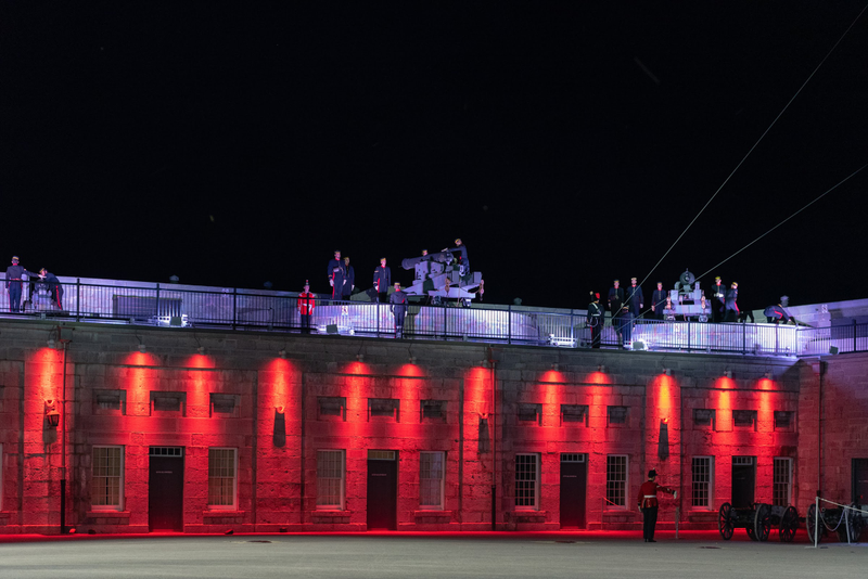 Illustration for article titled Selected Pictures from the Fort Henry Sunset Ceremony 2019 Finale